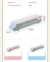 Car Shaped Pencil Cases - Set of 2, Double Layer Design - Close-Up Angle