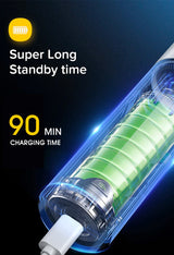 White 5-in-1 Electric Shaver for Women - Versatile Hair Remover for Face & Body - 45-Degree Angle