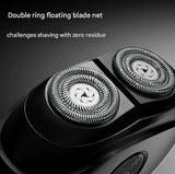 Portable Electric Shaver - Pocket Size, USB Charging, Close Shave - Rear View