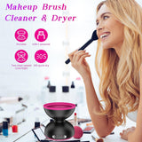 Black Electric Makeup Brush Cleaner - Fast & Deep Cleaning, USB Powered - Side View