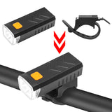 4-pcs Mini Portable Cycling Light   - Portable Cycling Safety Light, 4 Modes - Top-Down View