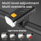 4-pcs Mini Portable Cycling Light   - Portable Cycling Safety Light, 4 Modes - 45-Degree Angle