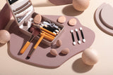 Portable Travel Makeup Brush Set with LED Mirror - Your Beauty Essentials On-The-Go - Extra Image