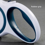 Blue 5M Pet Leash Retractable - Tangle-Free, Extendable Pet Leash for Walking - Top-Down View