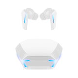 White Wireless Gaming Earbuds - Bluetooth 5.2, Low Delay, 3D Stereo