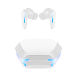 White Wireless Gaming Earbuds - Bluetooth 5.2, Low Delay, 3D Stereo