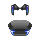 Black Wireless Gaming Earbuds - Bluetooth 5.2, Low Delay, 3D Stereo