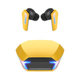 Yellow Wireless Gaming Earbuds - Bluetooth 5.2, Low Delay, 3D Stereo