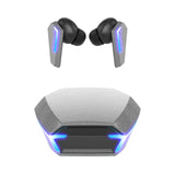 Silver Wireless Gaming Earbuds - Bluetooth 5.2, Low Delay, 3D Stereo