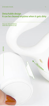 White 5M Retractable Dog Leash - With Small Box, Suitable For Small And Medium Dogs - 45-Degree Angle