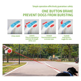 Tomato red 5M Retractable Dog Leash - With Small Box, Suitable For Small And Medium Dogs