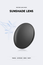 Gold + Black 2-PCS Retro Oval Sunglasses with UV Protection for Men & Women
