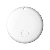 (Round White) Mini GPS Tracker - Apple Find My Enabled, Key Finder, Wallet Locator, Anti-Theft Tag