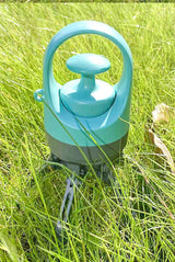 Blue Portable Pet Poop Scooper - 6-Claw Design - Side View