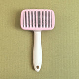 Pink 8-Piece Pet Grooming Tool Set - Brushes, Nail Clippers & More