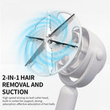 2-in-1 Fabric Shaver & Sticky Roller - USB Rechargeable Lint Remover - Top-Down View