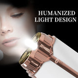 Mini Facial & Body Hair Remover - Rechargeable Lady Shaver Rose Gold - Side View