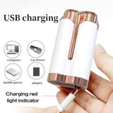 Mini Facial & Body Hair Remover - Rechargeable Lady Shaver Rose Gold - Rear View
