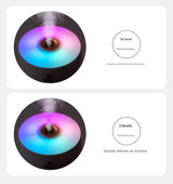 White 300ml USB Air Humidifier - Quiet Mini Humidifier for Bedroom, Office, Car - Top-Down View