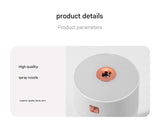 White 300ml USB Air Humidifier - Quiet Mini Humidifier for Bedroom, Office, Car - 45-Degree Angle