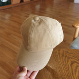 Khaki Stylish Ponytail Opening Baseball Cap - Have a Nice Day