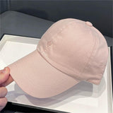 Pink Stylish Ponytail Opening Baseball Cap - Have a Nice Day