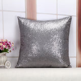 Shiny Sequin Pillowcase - Single-sided gorgeous pillowcase (Gray pair: 40x40cm)