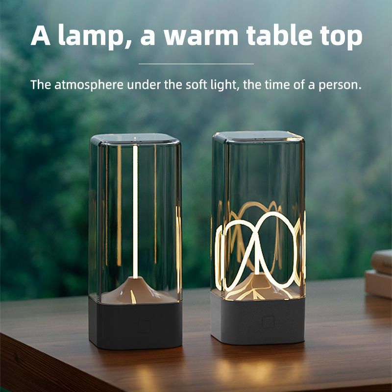 Gery Portable Magnetic Table Lamp with Bendable LED - USB-C Rechargeable