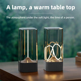 Gery Portable Magnetic Table Lamp with Bendable LED - USB-C Rechargeable - Top-Down View
