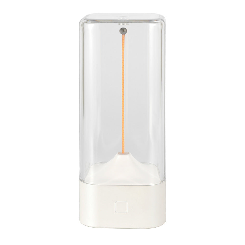 White Portable Magnetic Table Lamp with Bendable LED - USB-C Rechargeable
