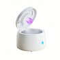 White Ultrasonic Cleaner with UV Light for Dentures, Aligners & Jewelry