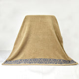 Khaki Luxury Cotton Towel Set - 6-Piece Highly Absorbent Bath & Hand Towels - Rear View