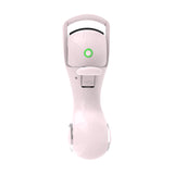 Pink Heated Eyelash Curler - 3 Temperature Settings, Long-Lasting Curl, Mini Electric Lash Curler
