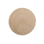 8 Pcs Khaki Woven Round Placemat - Non-Slip, Heat-Resistant Dining Table Mat,  30cm