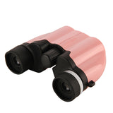 White 10x22 Compact Binoculars for Adults - High Definition Lightweight Telescope for Hiking, Travel, and Concerts - Rear View