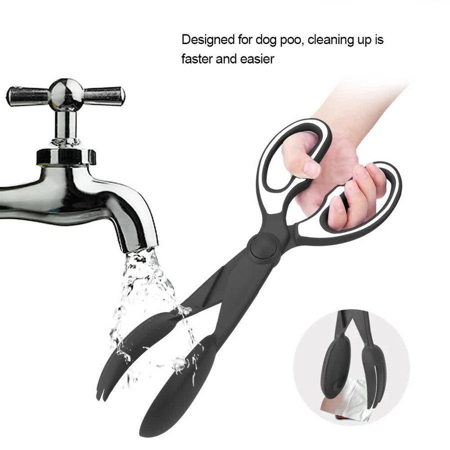 2 Pcs Pink Pet Poop Scooper with Long Handle - Durable Plastic Waste Picker for Dogs and Cats