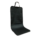 4 Pcs Black Waterproof Pet Car Seat Cover - Scratch-Resistant Oxford Cloth for Dogs and Cats (106 x 49 cm)