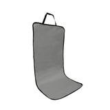 4 Pcs Dark Grey Waterproof Pet Car Seat Cover - Scratch-Resistant Oxford Cloth for Dogs and Cats (106 x 49 cm)
