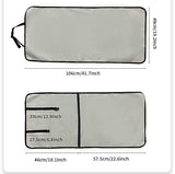 4 Pcs Dark Grey Waterproof Pet Car Seat Cover - Scratch-Resistant Oxford Cloth  for Dogs and Cats (106 x 49 cm) - 45-Degree Angle