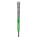 2 Pcs Green Standard MCC PLUS4 Golf Grip - Standard Rubber and Cotton Thread Hybrid, 265 mm, 52g, Core 60