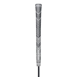 2 Pcs Grey MCC PLUS4 Midsize Golf Grip - Rubber and Cotton Thread Hybrid, 265 mm, 72g, Core 60