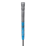 2 Pcs Blue MCC PLUS4 Midsize Golf Grip - Rubber and Cotton Thread Hybrid, 265 mm, 72g, Core 60