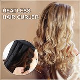Blue Heatless Octopus Hair Curlers 2-Pack - 50cm Soft Fabric Curling Rods for Effortless, Damage-Free Curls - Top-Down View