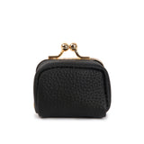 Green Mini Jewelry Pouch - Compact PU Leather Coin Purse for Earrings, Rings, and Necklaces, 6.5x5x3.5cm