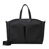 Size Small Black Stylish Multi-Function Diaper Bag - Insulated Tote with Shoulder Strap for Baby Essentials