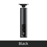 Black Rechargeable Electric Foot File with 9 Speed Settings - Callus Remover for Smooth Feet