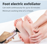Black Rechargeable Electric Foot File with 9 Speed Settings - Callus Remover for Smooth Feet - Extra Image