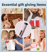 Rose Glod Rechargeable Electric Foot File with 9 Speed Settings - Callus Remover for Smooth Feet