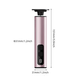Purple Rechargeable Electric Foot File with 9 Speed Settings - Callus Remover for Smooth Feet - Close-Up Angle