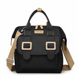 Black Multifunctional Insulated Lunch Bag for Women - Waterproof, Lightweight, and Stylish for Picnics and Outings